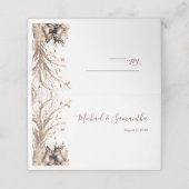 Herfst rustieke herten bruiloft Collectie (Buitenkant ongevouwen)