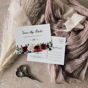 Herfst Rustieke Kalligrafie Horizontaal Save the D Briefkaart