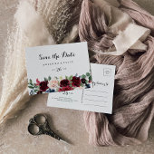 Herfst Rustieke Kalligrafie Horizontaal Save the D Briefkaart