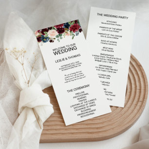 Herfst rustieke oogverblindende Bourgondische brui Programma