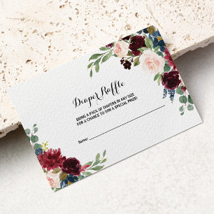 Herfst rustieke oogverblindende Bourgondische luie Informatiekaartje