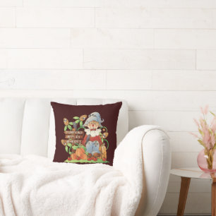 Herfst Scarecrow seizoensgebonden gooi kussen