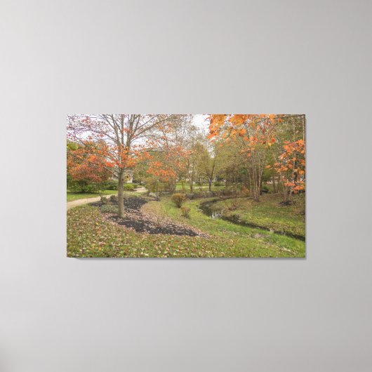 Herfst Scene Canvas Afdruk (Voorkant)