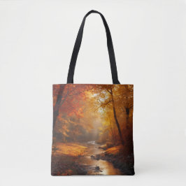 Herfst Scene Canvas tas