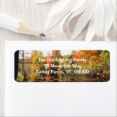 Herfst Scenery Return Address Stickers (Insitu)