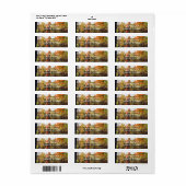 Herfst Scenery Return Address Stickers (Full Sheet)