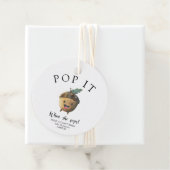 Herfst schattige eikel - Pop het! Bedankjes Labels (In situ)