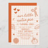 Herfst Schattigee Hand getrokken onze kleine schat Kaart (Voorkant / Achterkant)