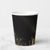 Herfst Schedel Gotische Elegantie Bruiloft  Papieren Bekers (Links)