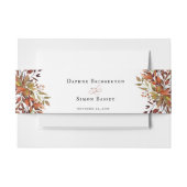 HERFST Script bruiloft Uitnodigingen Wikkel (Voorkant Voorbeeld)