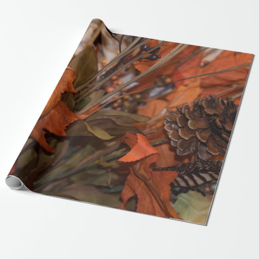 Herfst Season Cadeaupapier (Uitgerold)