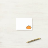 Herfst Season Pumpkin-tekening Post-it® Notes (Op bureau)