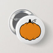 Herfst Season Pumpkin-tekening Ronde Button 5,7 Cm (Voorkant /achterkant)