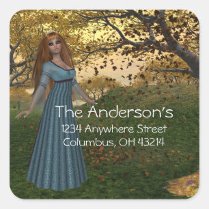 Herfst Season Queen - Fantasy Adres Sticker 2