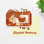 Herfst Seizoen Bijlagekaart / Label - SRF Visitekaartjes (Bureau)