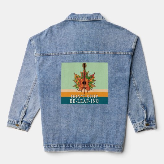 herfst seizoen denim jacket (Achterkant)
