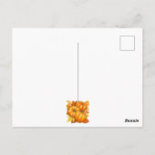 Herfst Seizoen Halloween Pompoenen Patroon Briefkaart (Achterkant)