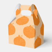 Herfst Seizoen pompoenen Aangepaste tekst tekenen Bedankdoosjes (Achterkant)