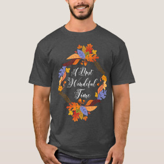 Herfst Seizoen verlaat najaar een zwaarste T-shirt