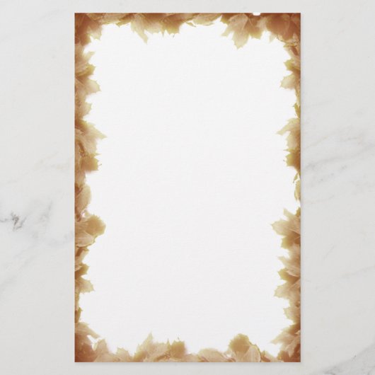 Herfst Seizoenen Beste Stationery Sjabloon Briefpapier (Voorkant)