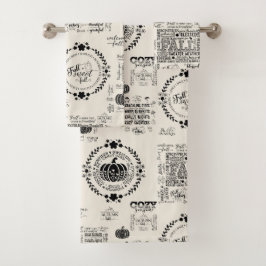 Herfst Sfeer Badkamer Handdoeken Set