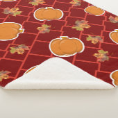 Herfst  sherpa deken (3/4)