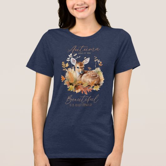 Herfst Show Tri-Blend Shirt (Voorkant)