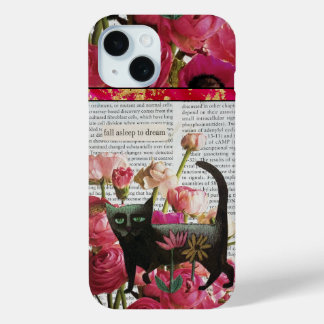 Herfst Slapen om te dromen Black Cat Hot Pink Flow