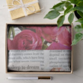 Herfst Slapen om te dromen Black Cat Hot Pink Flow Tissuepapier (Geschenk)