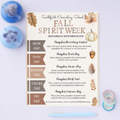 HERFST SPIRIT WEEK FLYER (Enkel)