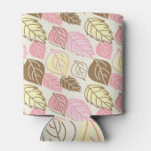 Herfst Splendor: Naadloos bladpatroon Blikjeskoeler (Achterkant)