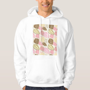 Herfst Splendor: Naadloos bladpatroon Hoodie