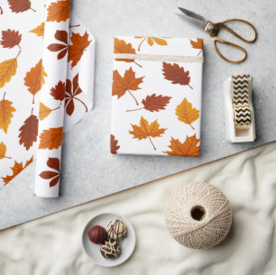 Herfst Sprookjesachtige droomachtige herfstbos en Cadeaupapier