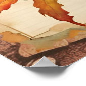 Herfst Steampunk Art Poster (Hoek)