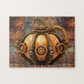 Herfst Steampunk Pompoen Puzzel Legpuzzel (Horizontaal)