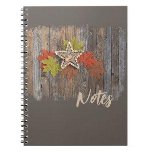 Herfst Sterren spiraal notitieboek