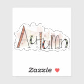 herfst sticker (Vel)