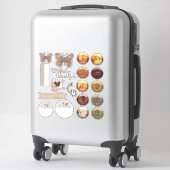 Herfst Stickers | Seizoensgebonden Scrapbook Stick (Koffer)