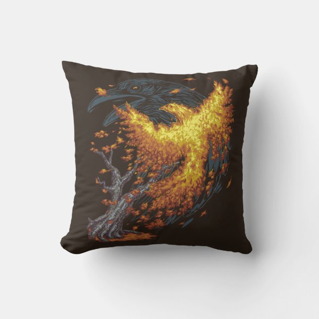 Herfst stijgt kussen (Voorkant)