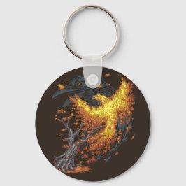 Herfst stijgt sleutelhanger