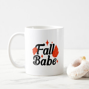 Herfst Stijlvolle Herfst Babe Print Koffiemok