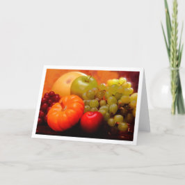 Herfst stilleven feestdagen kaart