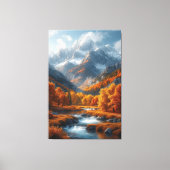 Herfst Stream Canvas Afdruk (Voorkant)