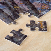 Herfst stream puzzel klein legpuzzel (Zijkant)