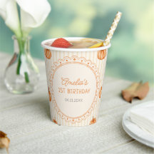 Herfst Strepen Kleine Pompoen Baby Shower
