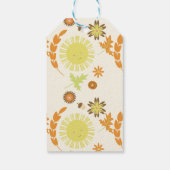 Herfst Sunshine Autumn Birthday Party Cadeaulabel (Achterkant)
