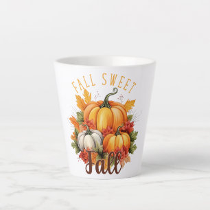 Herfst Sweet Herfst - Herfstpompoenen & bladeren Latte Mok