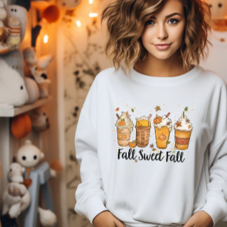 Herfst Sweet Herfst Pompoen Spice Coffee Cup Trui