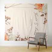 Herfst Symfonie Trouwfoto Achtergrond Wandkleed (In Situ (horizontaal))