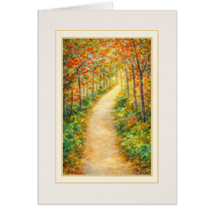 Herfst Sympathiekaart – Ik denk aan je